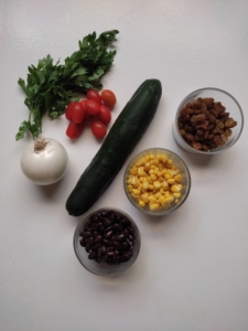 JustaPlate recipe Black Bean Salad ingredients photo 637