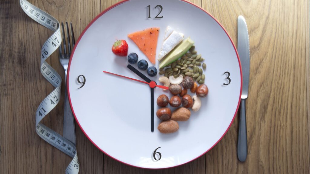 Creative representation of intermittent fasting